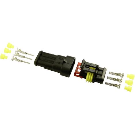 BAAS Set Superseal série AMP-Superseal 1.5mm Nbr total de pôles 3 Pas: 6 mm ES13 1 pc(s) Y333982 (1/2)