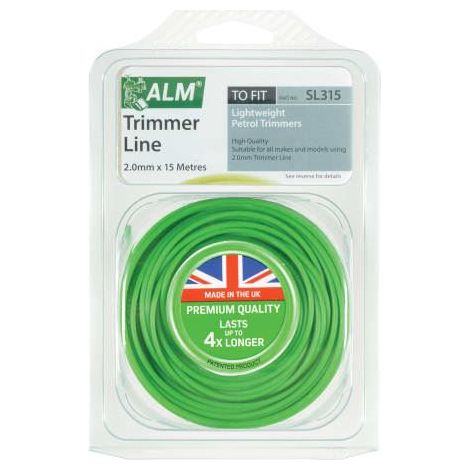 ALM Manufacturing SL315 SL315 Light-Duty Petrol Trimmer Line 2.0mm x 15m ALMSL315