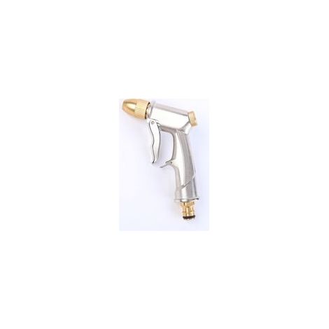 Pistolet d'arrosage pour Tuyau d'arrosage à Haute Pression avec,Pistolet d'arrosage avec Buse en Laiton Réglable de Jet à Pulvérisation pour Le Lavage/Pelouses et du Jardin (1/5)