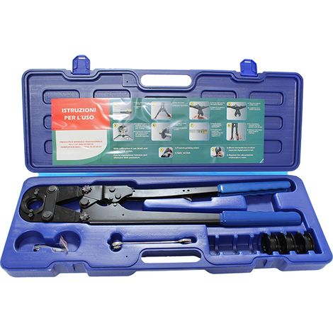 PRESSATRICE MANUALE PER RACCORDI TUBO MULTISTRATO ø16 - 32 MM   Idroweb