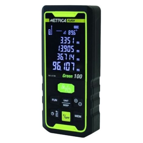 METRICA Télémètre Laser FLASH Green 60 M