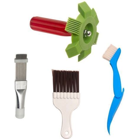 Brosse De Nettoyage Condenseur De Climatiseur, 4 PièCes Kit Nettoyage Climatisation Split (1/5)