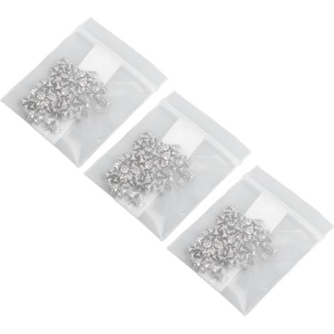 Kit de 300 vis décoratives en métal pour lunettes, pour la réparation et l'entretien (2,5 x 1,2 x 1,6 mm / 0,1 x 0,05 x 0,06 po) (1/5)