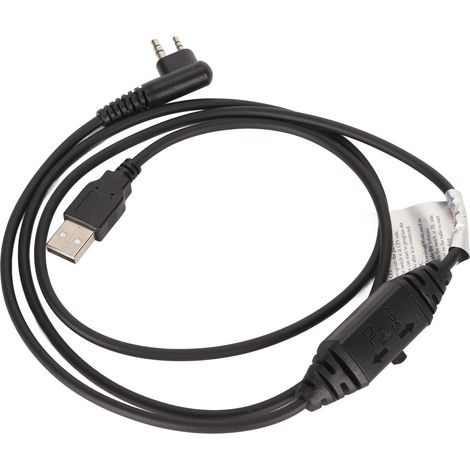 Câble de programmation USB pour talkie-walkie (Plug and Play) - Compatible avec les radios bidirectionnelles Hytera PD500, PD502, PD505, PD506 et PD508. (1/5)