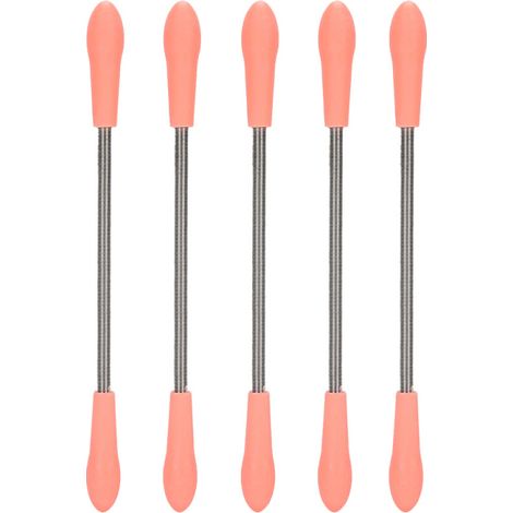 Juego de 5 depiladoras faciales con resorte, herramienta original para depilar mejillas y barbilla.