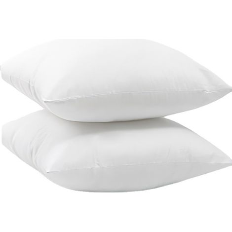 Oreiller 65x65cm (Convient à une taie d'oreiller de 60cm), fabriqué en matériau non tissé résistant aux plumes de duvet, extrêmement confortable, fermeté moyenne à élevée. (1/5)