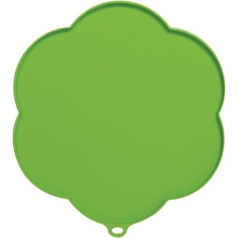 Catit Trinkbrunnen- oder Napfschutz - Rutschfestes Silikon - Blumenform - Grün (1/3)