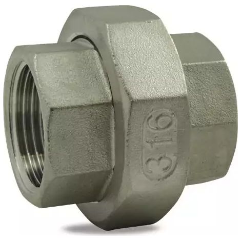Union à portée conique femelle / femelle en inox 316 2''1/2 (1/2)