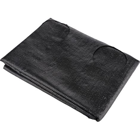 Lot de 2 toiles de paillage avec trous de plantation de 7,5 cm (2,95 po), tapis anti-mauvaises herbes pour jardin, 1 m x 3,6 m (3,28 x 11,81 pi). (1/5)