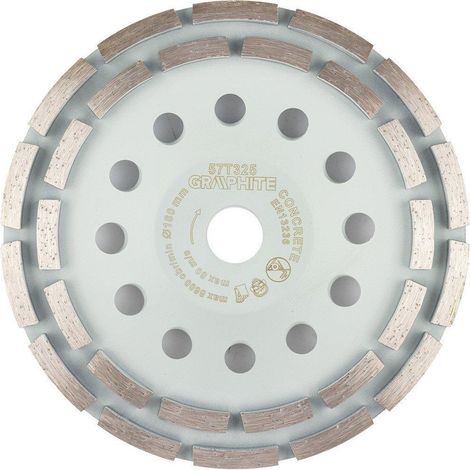 Disco diamantato graphite per smerigliatrice 180 mm durevole