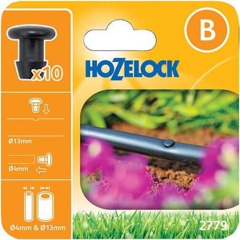 10x Hozelock 2779 Micro Irrigation 13mm Blanking Plug Automatic Garden Watering (1/3)