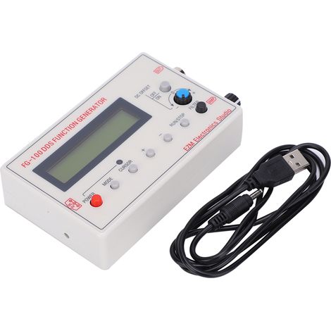 Funktionaler DDS-Signalgenerator USB 1Hz-500kHz – Sinus-, Rechteck- und Dreieckswellen – Amplitude ±10V, Impedanz 50 Ohm