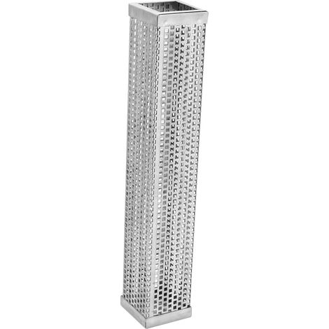 Tube fumoir en acier inoxydable 304 de 12 pouces, accessoire de barbecue pour gril électrique au charbon de bois (forme carrée 12 pouces) (1/5)