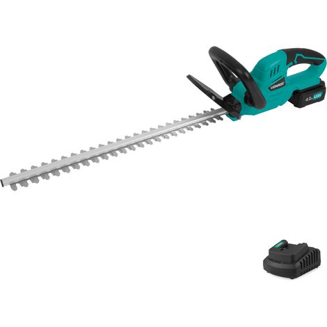 VONROC Akku-Heckenschere 20V – Schnittlänge 520mm – Schnittbreite 14mm – Inkl. 4.0Ah Akku und Ladegerät