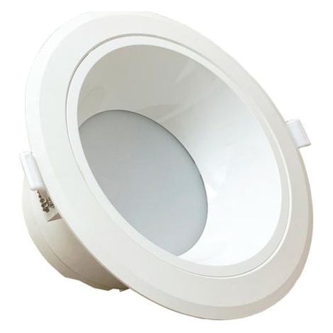Spot LED Downlight Rond 30W BLANC - Blanc Froid - SILUMEN (1/5)