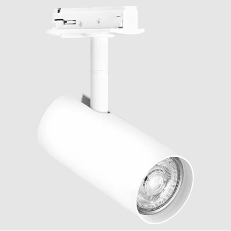 LEDVANCE TRACKLIGHT Schienensystem-Leuchtenkopf, weiß, mit GU10-Sockel, kann mit einfacher oder smarter Lampe bestückt werden, smart, WiFi, Loft-artiges Design, Schutzklasse IP20 (1/5)