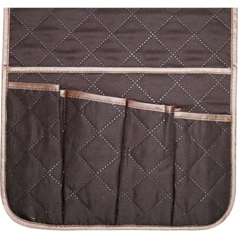 Bardusch-Organiseur accoudoir canapé bordeaux 5 poches, compatible inclinable/fauteuil/rangement TV (1/5)