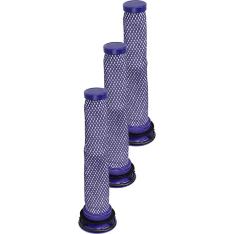vhbw 3x Filtre pré-moteur compatible avec Dyson SV03 SV09, V6, SV05, V6 Absolut, SV06 aspirateur - Filtre de protection du moteur, nettoyable (1/5)