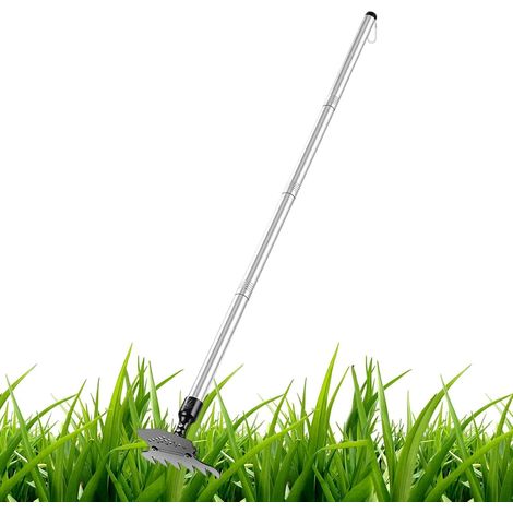 Handrechen Ergonomischer Gartenrechen mit verstellbarer