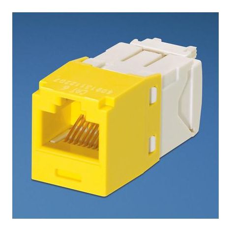 Panduit UTP RJ-45 MiniJack kat6, yellow