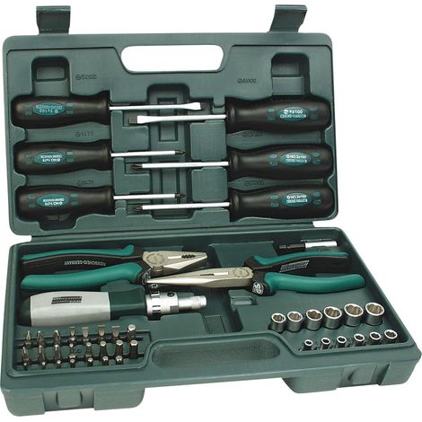 Brüder Mannesmann M29110 Werkzeugkoffer bestückt 45teilig