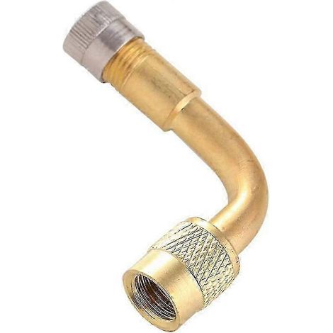 Raccord coudé à 90 degrés pour valve de pneu de moto (1/5)