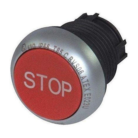 Eaton m22-d-r-x0 pulsante filo ghiera piatto non luminoso 216605