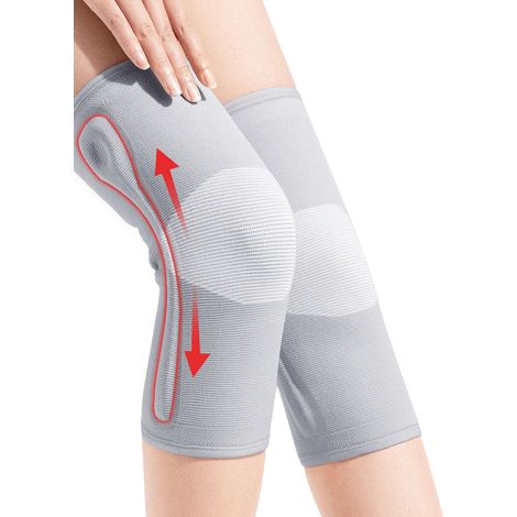Genouillères thermiques d'hiver, manchons de compression élastiques pour la course à pied, protection et soutien des jambes (1/5)