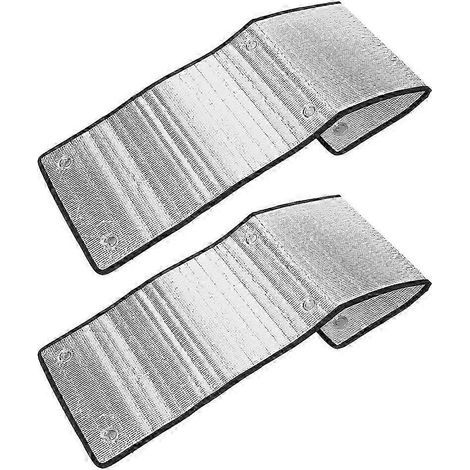 Film de protection solaire en aluminium pour fenêtres, isolation thermique, lot de 2 (1/5)