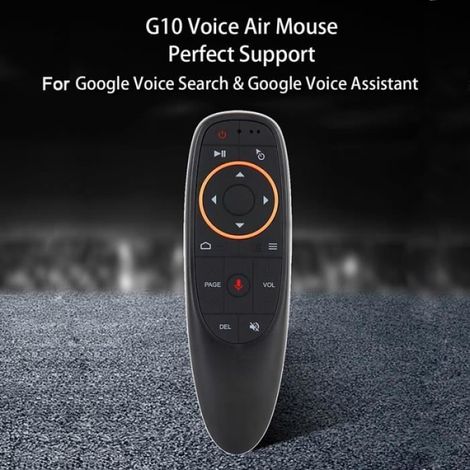 Couleur G10s Bundwin Mini télécommande sans fil Fly Air Mouse G10s 2.4GHz, pour boîtier Tv Android, avec commande vocale pour jeu (1/4)