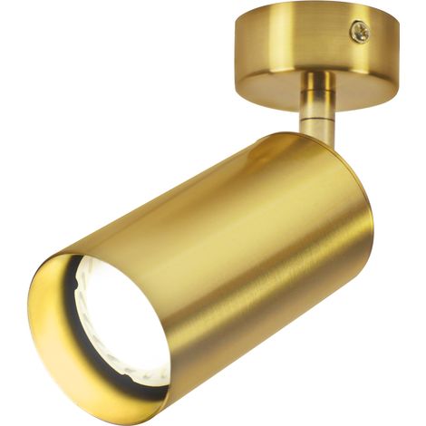 GBLY Spot plafond, plafonnier - 1 lumière - GU10 - L 110 mm - or - Moderne - éclairage intérieur - Salon I Chambre I Cuisine I Salle à manger