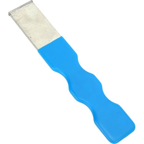 Grattoir de 1-1/4 pouce, bleu, manche ergonomique, pointe en carbure de tungstène, portable, universel, pour enlever la rouille et les joints. (1/5)