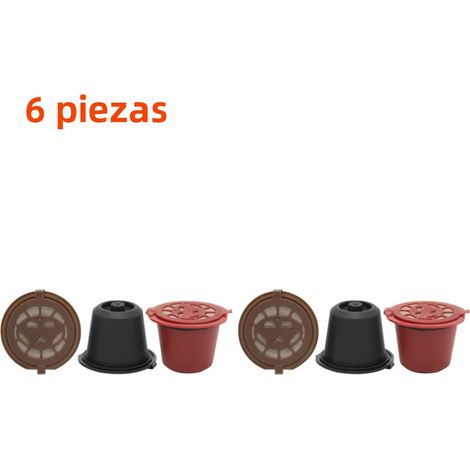 30-3PCS Filtres rechargeables pour machine à café Nespresso, capsules réutilisables avec cuillère et brosse, dosettes à café (1/4)