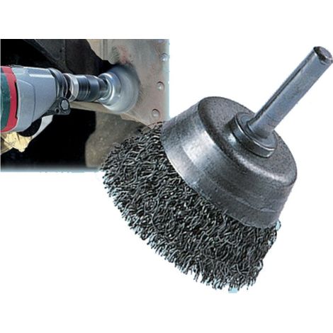 SPAZZOLE ACCIAIO A TAZZA D.80 2109000