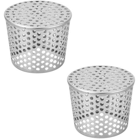 2 Pièces Crapaudine De Gouttière Acier Inoxydable Argenté Protege Gouttiere 100-93 mm Adaptées Aux Tuyaux De Descente Et Aux Gouttières Gardez Votre Cour Propre Et Bien Rangée (1/4)