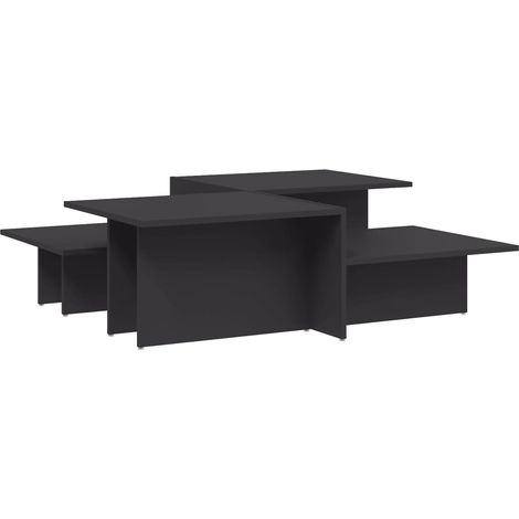 Maison Exclusive - Couchtische 2 Stk. Grau Holzwerkstoff