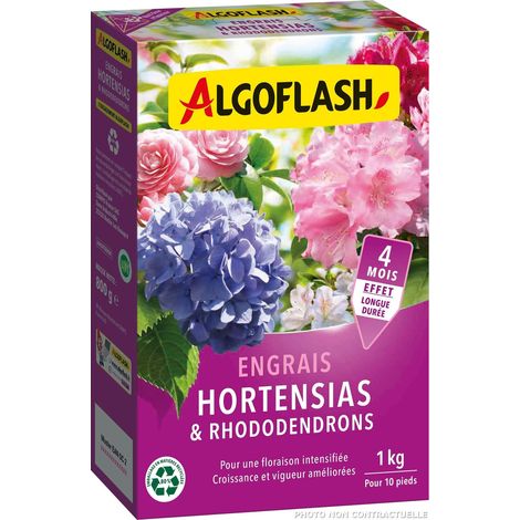 Engrais Hortensias et Rhododendrons, Longue Durée, 1 kg, HORTO1N (1/5)