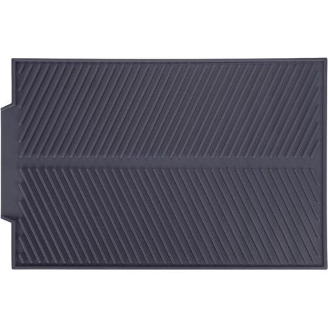 Ulisem Tapis fond d'évier, Tapis de Séchage Vaisselle en Silicone,Tapis égouttoir Vaisselle Antidérapant,Tapis de Drainage de Cuisine
