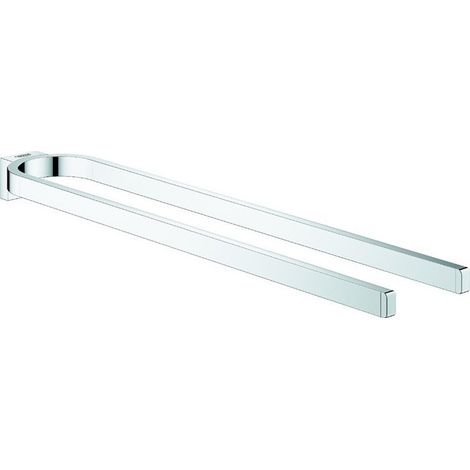 Porte-serviettes GROHE SELECTION 400mm. pas rigide 2 bras chromé