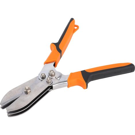 Herramienta de engaste para chapa metálica, herramienta manual de 5 hojas para engastar conductos de ventilación, bajantes y tubos de estufa de acero inoxidable de calibre 24-28. (1/5)