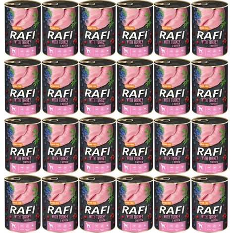 Rafi Pâtée pour chien à la dinde, en conserve, 400 g