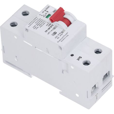 Interrupteur combiné intelligent 2P 63A avec compteur WiFi, disjoncteur sans fil multifonction, mesure de puissance et minuterie, contrôle à distance, AC220V/230V (1/5)
