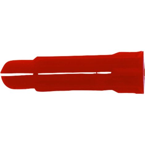 Cheville à Expansion en polypropylène P 8 C Multi-usages - Boîte de 100 8 x 34 mm Rouge (1/3)