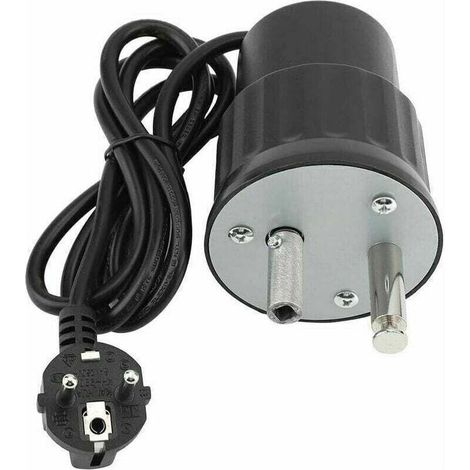 Moteur Tourne Broche de Barbecue Moteur Eléctrique Camping, XU,en Aluminium Kit Rtissoire Barbecue Charge Nominale 0-24kg,- - KZQ (1/4)