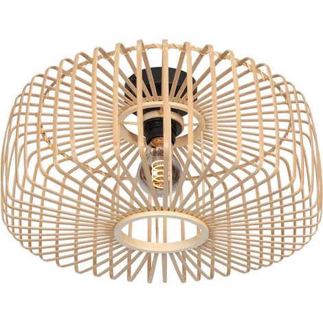 Steinhauer - plafón - Bloeba - natural - bambú metal - Ø 50cm - (1/3)