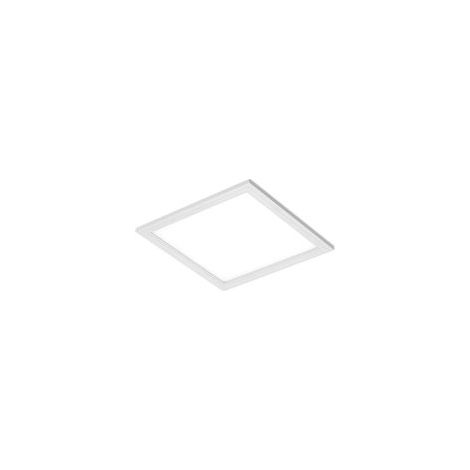 Plafonnier LED carré en blanc, Luminaire Plafonnier, Plafonnier Chambre, Plafonnier Salon, Panneau LED 20 W, 30 x 30 cm, Couleur de lumière blanc neutre