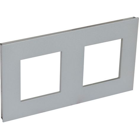 Marco 2 elementos VALENA NEXT aluminio LEGRAND 741032