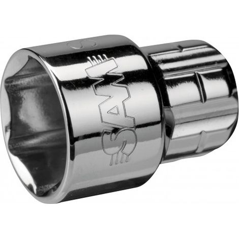 Bussole Sbloccate 1/2 6 Poli Cromata Surface Drive 21 mm - SAM OUTILLAGE - SHS-21 (1/2)