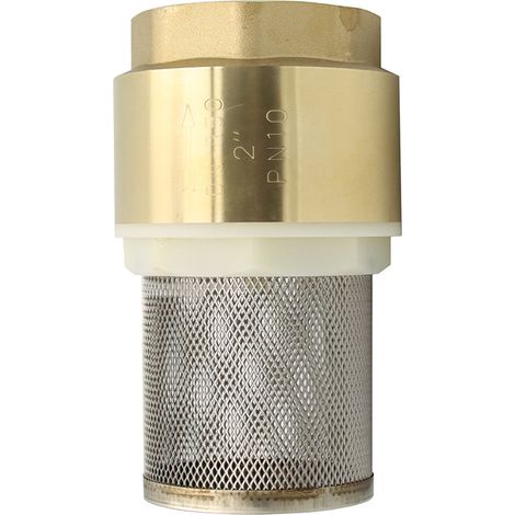 Fußventil DN50 2" Messing Saugfilter Ansaugfilter Saugleitung (1/4)