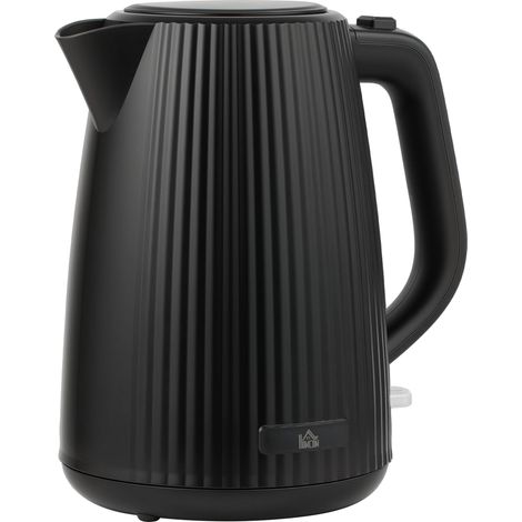 Hervidor Eléctrico 1,7L 2200W Filtro Antical Desmontable Apagado Automático Base Giratoria 360° Noir (1/5)